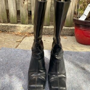 Vintage Y2K Square toe Mid Calf Boots